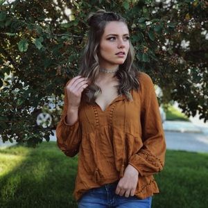 Rusty Orange Old Navy Top